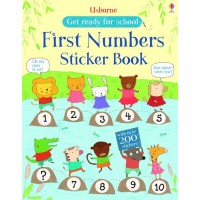 Usborne - Get ready for school first numbers sticker book